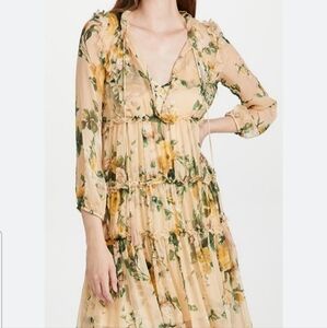 Anthropologie OPT Selena Midi Dress